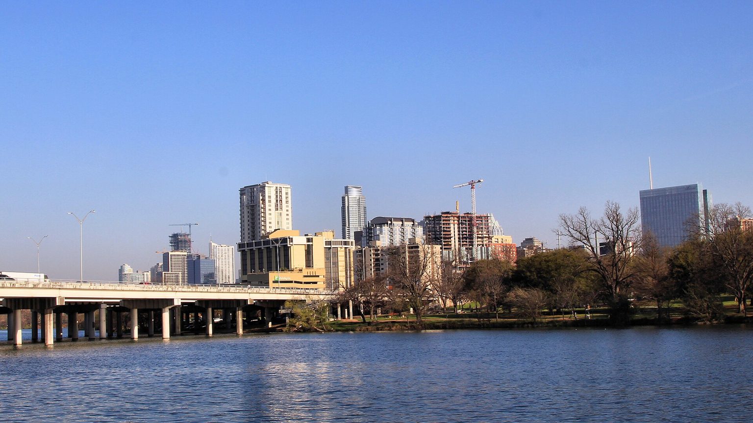 Downtown Austin skyline on a clear day